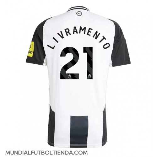 Camiseta Newcastle United Tino Livramento #21 Primera Equipación Replica 2024-25 mangas cortas